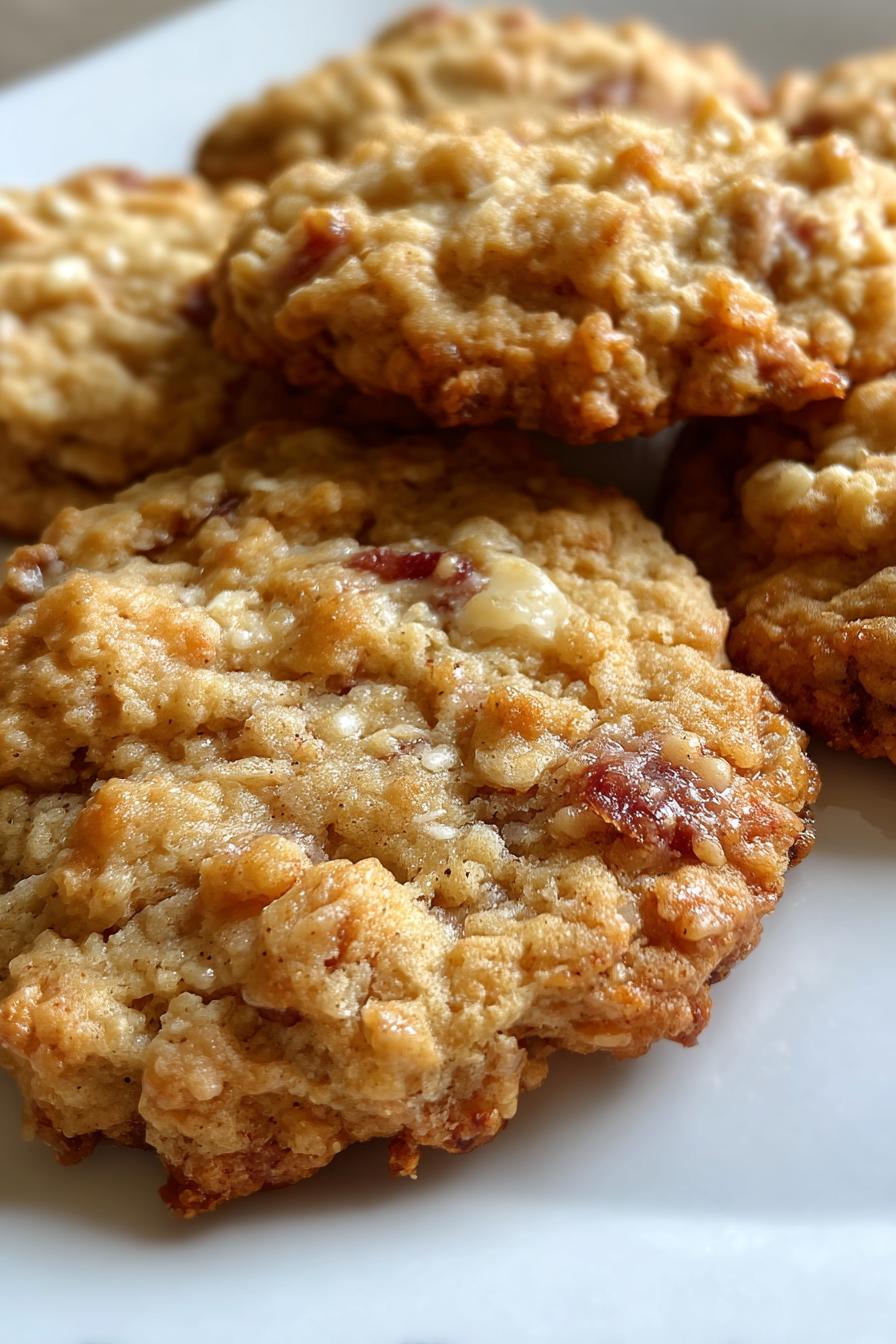 brown sugar rhubarb cookies - detail 1