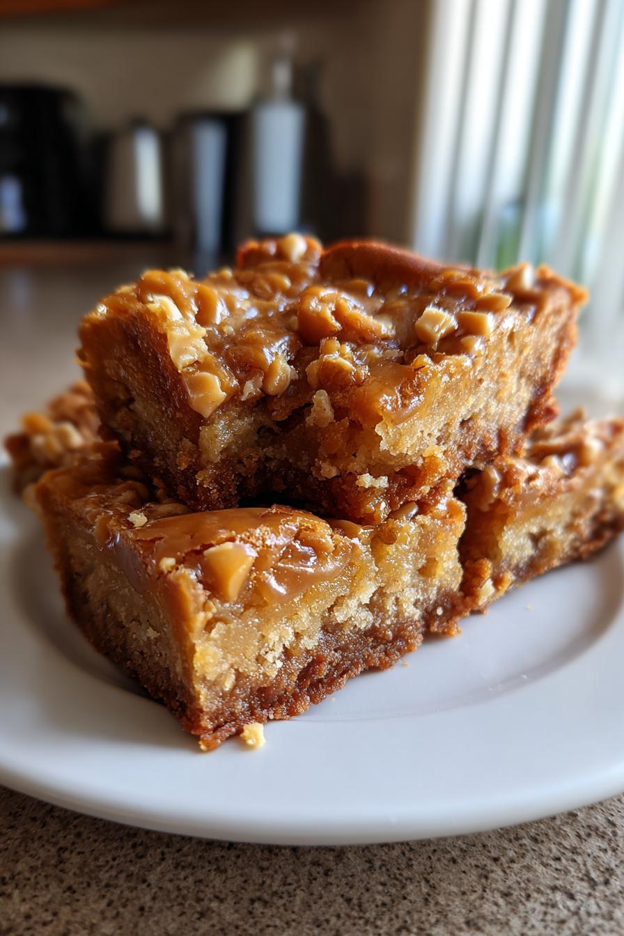 butterscotch toffee cookie bars recipe - detail 1