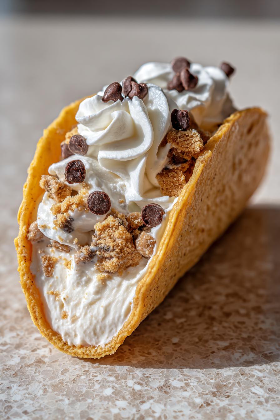 cheesecake cookie dough tacos
