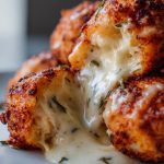 melted mozzarella ranch chicken bombs