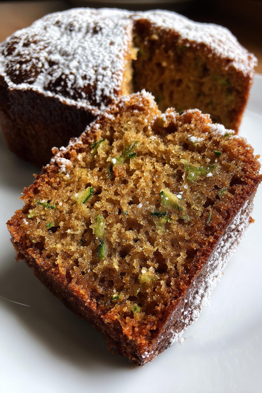 zucchini spice cake - detail 2